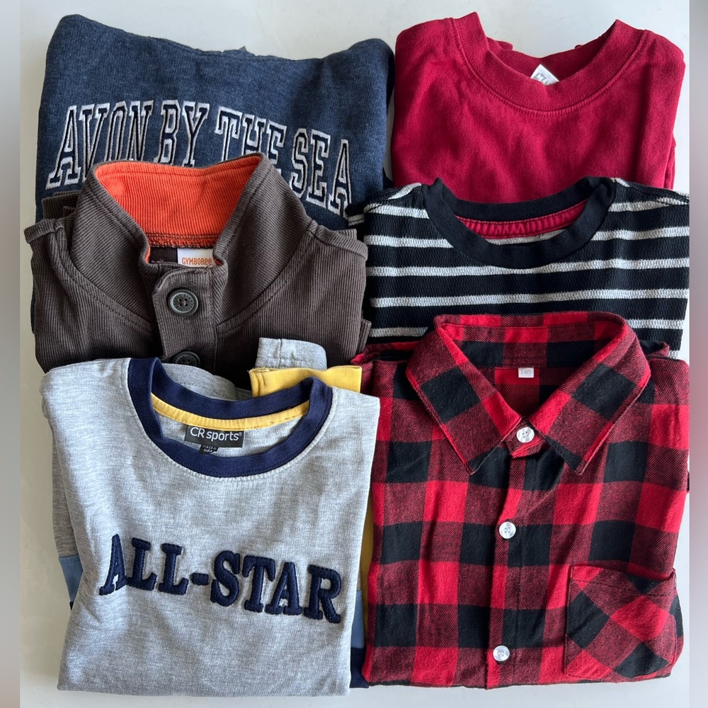 Bundle of 6 Kids Shirts size 6